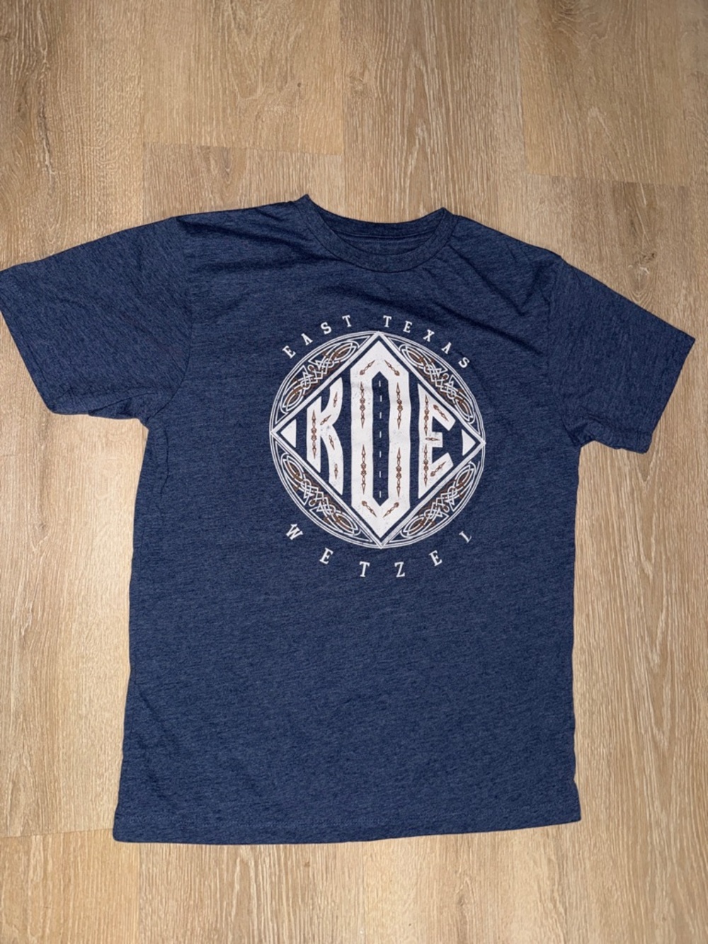 Koe Wetzel Blue East Texas Shirt Size Medium
